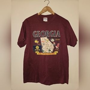 Vintage ✨️ Georgia "The Peach State" Tee